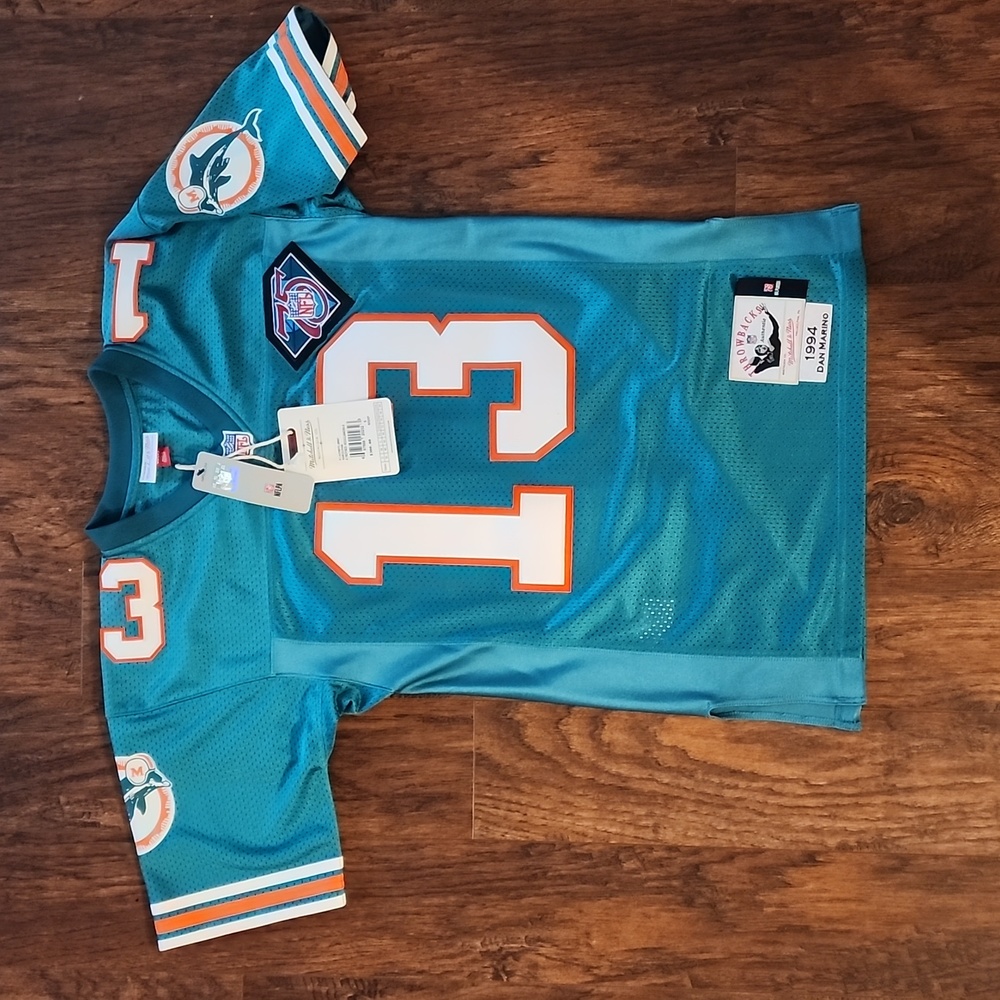 Dan Marino, Miami Dolphins, Authentic Throwback Jersey, 1994